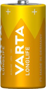 Батарейка Varta Longlife C LR14 Alkaline BL/2 (4114101422)