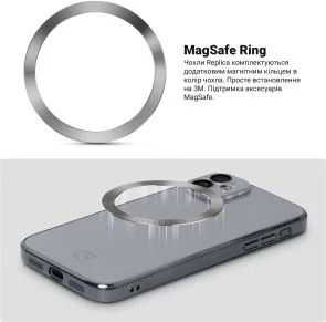Фото: Чохол ArmorStandart for Apple iPhone 11 - Replica MagSafe Titanium Grey (ARM76172) № 4 | KTC