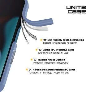 Фото: Чохол ArmorStandart for Apple iPhone 11 - UNIT2 Sky Blue (ARM74784) № 2 | KTC