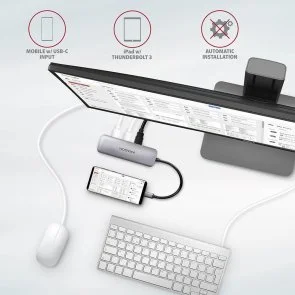 Фото: USB-хаб Axagon 5in1 HMC-5 Grey № 4 | KTC