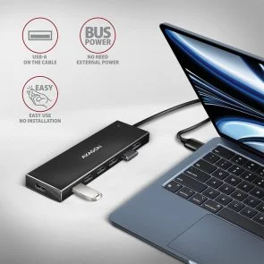 Фото: USB-хаб Axagon HUE-F7A Black № 3 | KTC