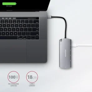 Фото: USB-хаб Axagon HMC-6M2 Grey № 6 | KTC