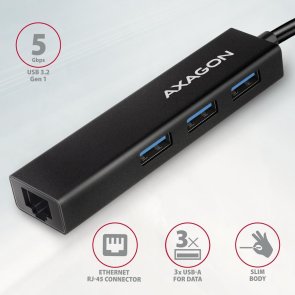 USB-хаб Axagon HMC-GL3A Black
