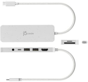 USB-хаб J5create JCD373EW-N White