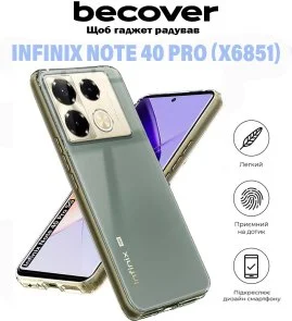 Фото: Чохол BeCover for Infinix Note 40 Pro X6851 Transparancy (711180) № 2 | KTC
