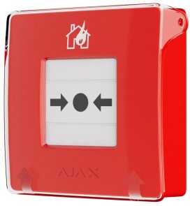 Тривожна кнопка Ajax ManualCallPoint Jeweller Red (37734)
