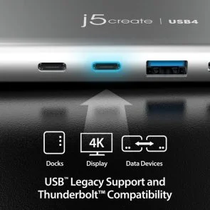 Фото: USB-хаб J5create JCD401-N Grey № 5 | KTC