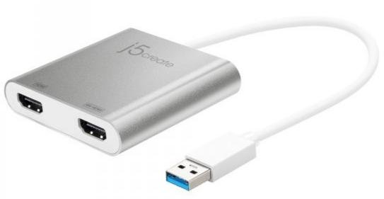 Перехідник J5create USB-A / 2xHDMI (JUA365-N)