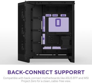 Корпус NZXT H9 Flow RGB+ Black with window (CM-H92FB-P1)
