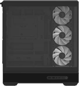 Фото: Корпус AeroCool P500B Digi-BK-v1 Black with window (ACCM-PN09143.11) № 3 | KTC
