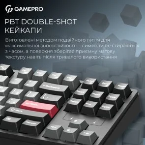 Фото: Клавіатура GamePro Asgard Ragnar MK285BK WL/BT/USB Black № 12 | KTC
