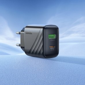 Зарядний пристрій Hoco CS25A Rico PD QC3.0 20W Black (6942007639781)