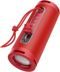 Портативна колонка Hoco HC9 Dazzling Pulse Sports Red (6931474757814)
