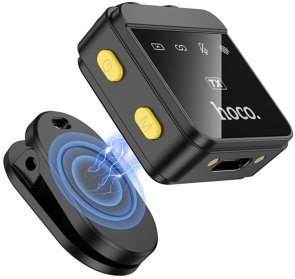 Радіосистема Hoco L17 Lightning/Type-C Black (6942007645997)