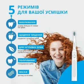 Фото: Електрична зубна щітка PECHAM White Travel (PC-081) № 10 | KTC