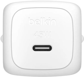 Зарядний пристрій Belkin BoostCharge Compact PD 45W White (WCA013KQWH)