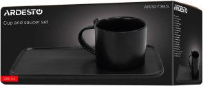 Чашка Ardesto 250ml Black (AR3073BS)