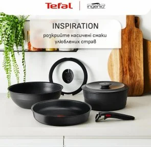 Фото: Набір змішаний Tefal Ingenio Inspiration 6pcs (L867S604) № 11 | KTC