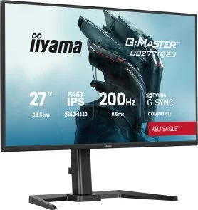 Фото: Монітор iiyama GB2771QSU-B1 Black - 27" IPS / 2560×1440 / 200 Гц / Nvidia G-Sync / Pivot / HAS № 2 | KTC