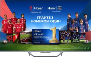 Телевізор QLED Haier H55Q800UX (Google TV, Wi-Fi, 3840x2160)