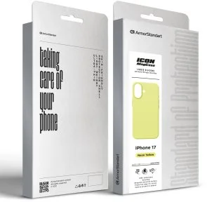 Фото: Чохол ArmorStandart for Apple iPhone 17 - ICON2 MagCase Neon Yellow (ARM88990) № 2 | KTC