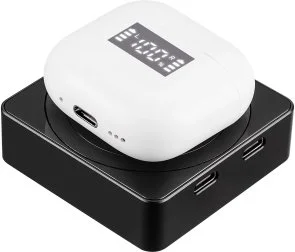 Фото: Батарея універсальна Sandberg 3in1 Magnet Powerbank 5000mAh 20W Qi Wireless 15W Black (421-28) № 10 | KTC