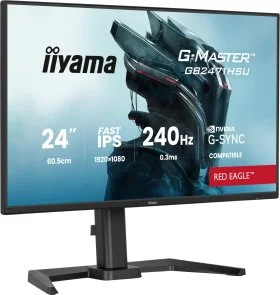 Фото: Монітор iiyama GB2471HSU-B1 Black - 23.8" IPS / 1920×1080 / 240 Гц / AMD FreeSync Compatible / Pivot / HAS № 2 | KTC