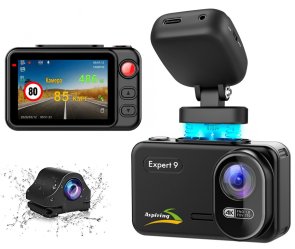 Відеореєстратор Aspiring Expert 9 Speedcam WI-FI GPS 2K 2 cameras (EX123SS)