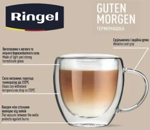 Фото: Чашка Ringel Guten Morgen 200ml Clear (RG-0002/200) № 9 | KTC