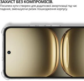 Фото: Чохол BeCover for Tecno Spark 40C 4G KM4k - Anti-Shock Clear (714706) № 5 | KTC