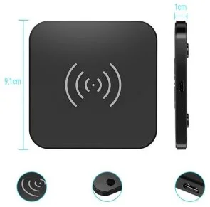 Фото: Бездротовий зарядний пристрій Choetech T511-S 10W Black № 3 | KTC