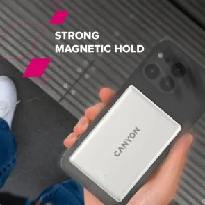 Фото: Батарея універсальна Canyon On Power 511 10000mAh 20W with MagSafe 15W Star Grey (CNS-CPB511G) № 9 | KTC