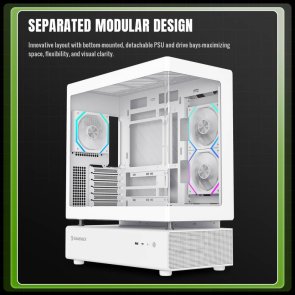 Корпус Gamemax N80 White with window (N80 WH)