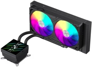 Фото: Система рідинного охолодження Gamemax GLACIER 240 LCD BK № 2 | KTC