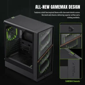 Фото: Корпус Gamemax Aeris 330 MB Black with window (AERIS 330 MB) № 11 | KTC