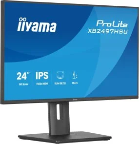 Фото: Монітор iiyama ProLite XB2497HSU-B1 Black - 23.8" IPS / 1920×1080 / 120 Гц / Adaptive Sync / Pivot / HAS № 4 | KTC