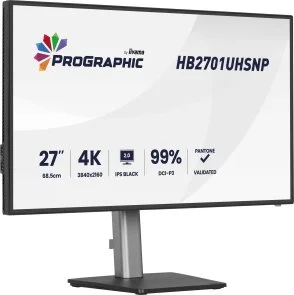 Фото: Монітор iiyama ProGraphic HB2701UHSNP-B1 Black - 27" IPS / 3840×2160 / 60 Гц / Pivot / HAS № 3 | KTC