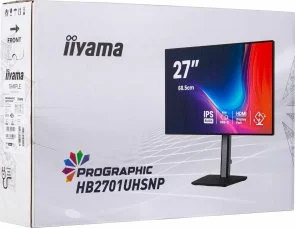Фото: Монітор iiyama ProGraphic HB2701UHSNP-B1 Black - 27" IPS / 3840×2160 / 60 Гц / Pivot / HAS № 19 | KTC