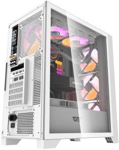 Корпус DARKFLASH DRX70 Glass White with window (DRX70 GLASS WHITE)