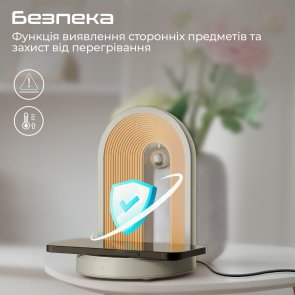 Лампа Promate Globe-Qi White (6959144065328)