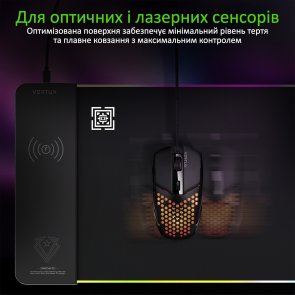 Килимок Vertux RaftPad-Qi Black (6959144051642)