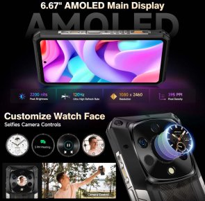 Смартфон Ulefone Armor 28 Ultra Thermal 16/1TB Epic Black (6975326668231)