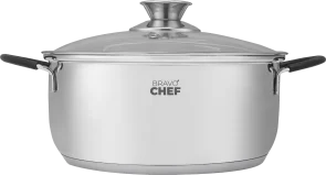 Фото: Набір каструль Bravo Chef Safran 2L/ 2.8L/ 3.8L 6pcs (BC-6002) № 6 | KTC