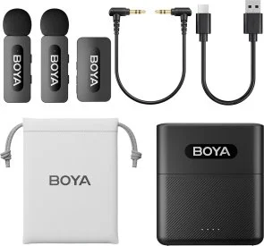 Фото: Радіосистема BOYA BY-V35 TRS for camera Black № 6 | KTC