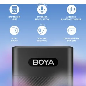Фото: Радіосистема BOYA BY-V3 Lightning Black № 14 | KTC