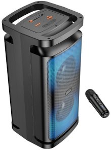 Акустика для вечірок BOROFONE BP25 Vida Black with Microphone (6941991119422)