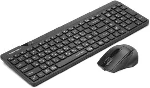 Фото: Комплект клавіатура+миша A4tech FG2400 Air2 Black (FG2400 Air2 (Black)) № 2 | KTC