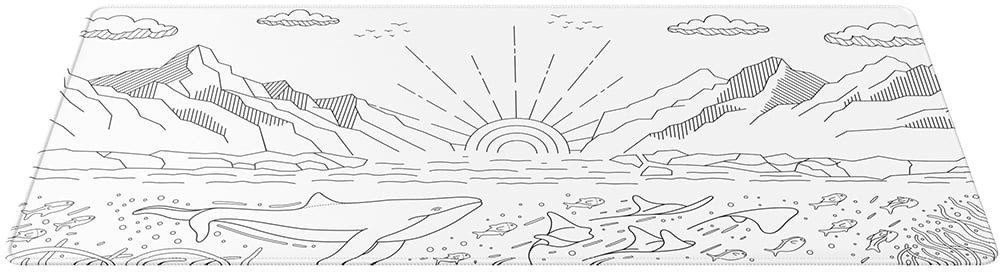 Килимок, Dark Project DPMP Nostra XL 900х400x4мм, White ( Gaming )