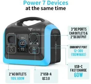 Фото: Зарядна станція Voltero PS6 600W 595Wh (PS6) № 6 | KTC