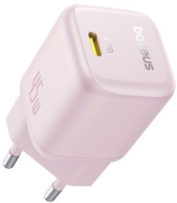 Зарядний пристрій Baseus PicoGo 45W GaN Baby Pink (P10176800413-00)